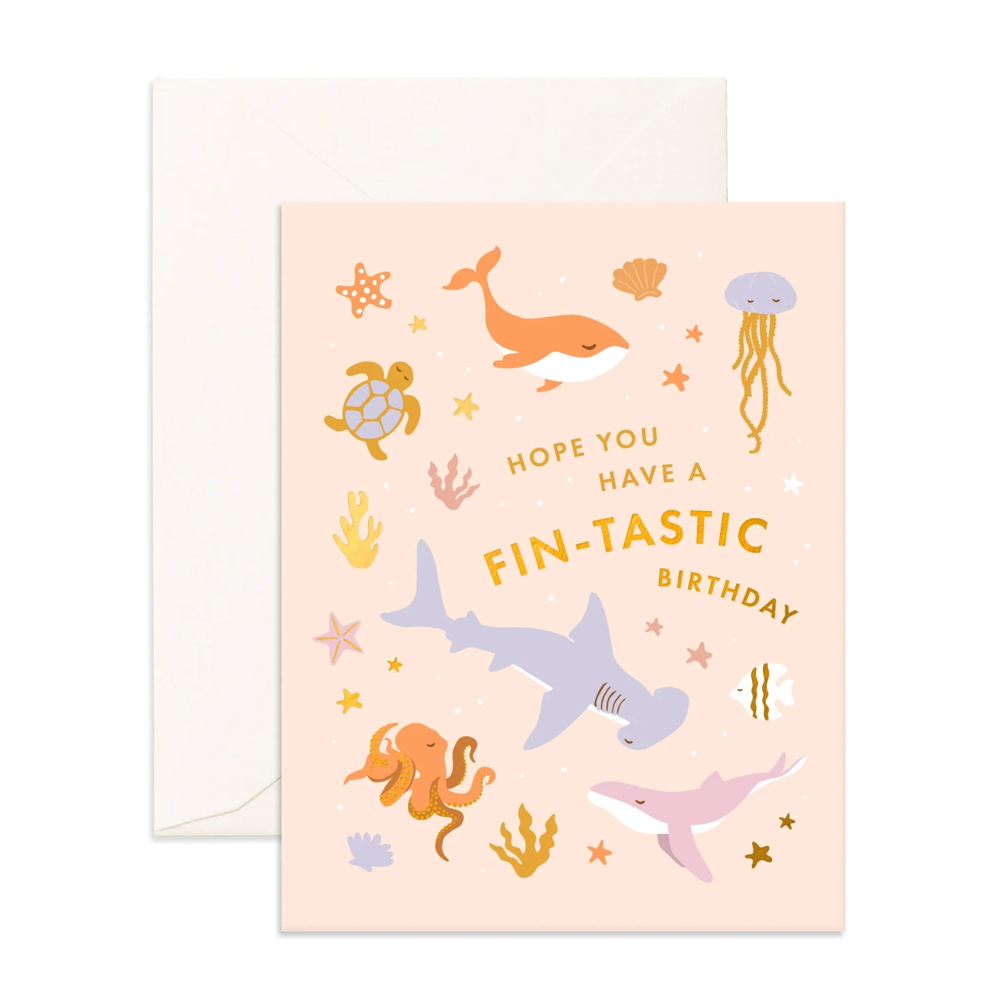 Fox & Fallow - Fin-tastic Birthday Greeting Card